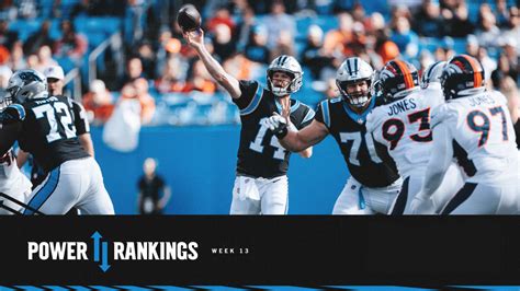 Panthers In The Power Rankings Week 13