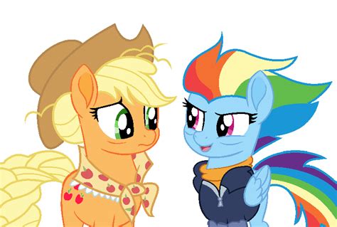 Applejack And Rainbow Dash Future By Andy213yt On Deviantart