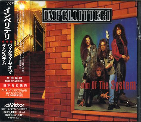 Impellitteri Victim Of The System Cd Single Promo Reference Discography