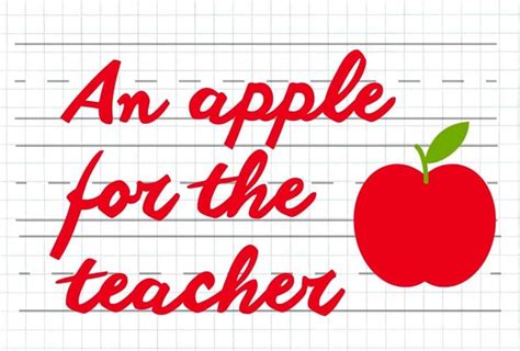 Apples For The Teacheror You Or Me A Girl And A Glue Gun