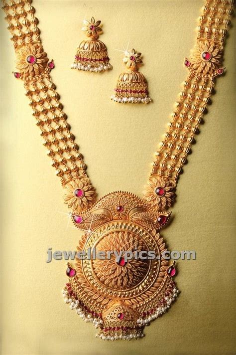Malabar gold private limited is responsible for this page. cute gold Haram design latest design by PNG jewellers ...