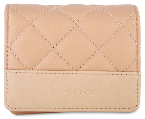 Tony Bianco Michelle Quilted Wallet Nude Catch Co Nz