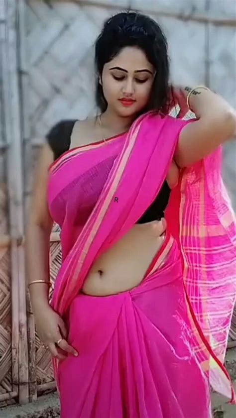 Show Beauty Saree Navel Indian Dresses Sari Actresses Lovely Waist Blouse
