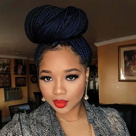 23 Braided Bun Hairstyles For Black Hair Women Style Blog