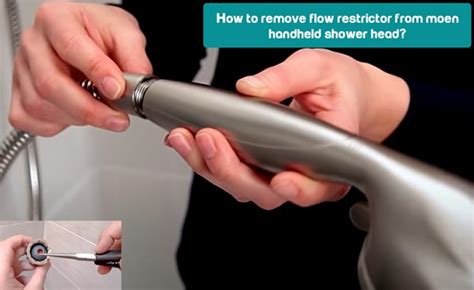 Search for remove kitchen faucet with us. How To Remove Flow Restrictor From Moen Handheld Shower Head?