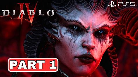 Diablo 4 Gameplay Walkthrough Part 1 Full Game Ps5 No Commentary