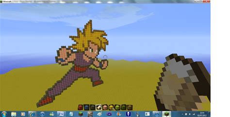 Gohan From Dragon Ball Z Minecraft Project