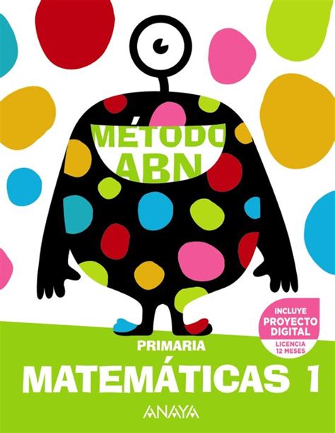 MatemÁticas Abn 1º Educacion Primaria Cuaderno Con Isbn 9788469894439