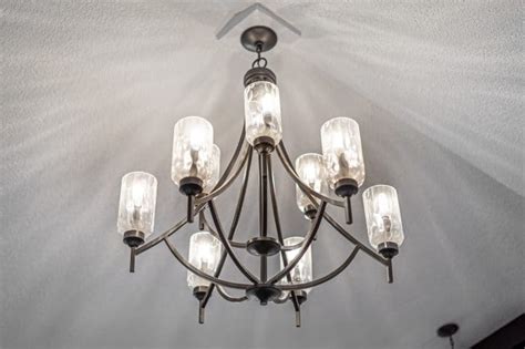 Large Chandelier Vaulted Ceiling Brynn Alden Interior Design