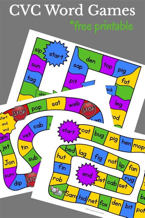 Learning To Sound Out Words Can Be Fun With These Cvc Word Games Free