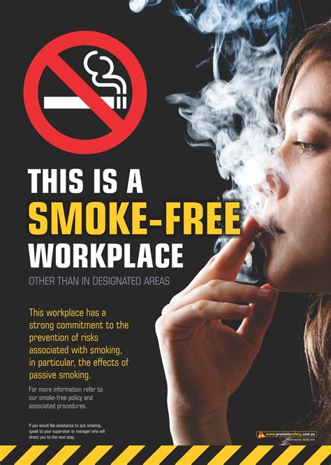 workplace health and safety poster aimed at keeping workplaces free of the dangers associated with