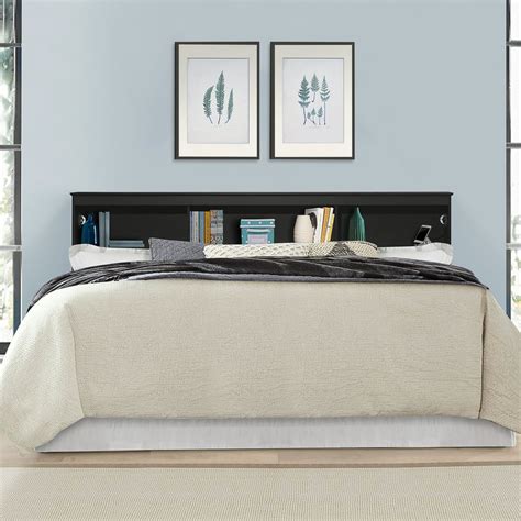 Carriage Hill Low Profile Bookcase King Headboard With 2 Usb Ports