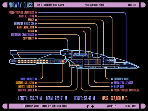 Star Trek Blueprints Lcars Schematics