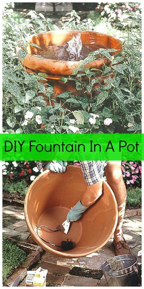 Diy outdoor water fountains are a gorgeous addition to your garden, patio, or outdoor space. How To Make A Fountain In A Pot - DIY Outdoor Projects ...