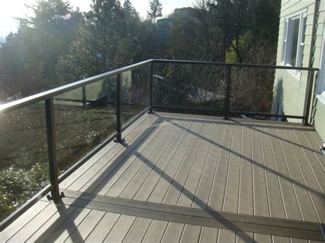 Glass Railing Deck Deck Masters Llc