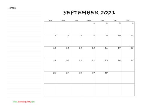 Kaligrafi hitam putih ar rahim / kaligrafi surah a. September Blank Calendar 2021 with Notes | Calendar Quickly