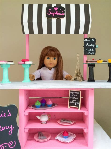 Diy American Girl Doll Bakery With Craft Store Supplies American Girl