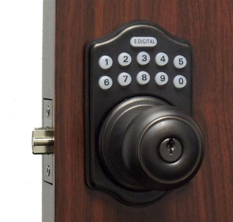 Lockey E930r Digital Keyless Electronic Knob Door Lock With Remote