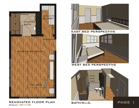 Bathroom Walk Closet Floor Plan Renovated Home Plans Blueprints