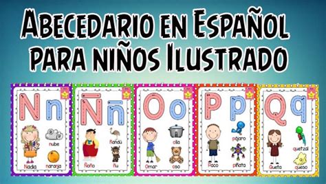Abecedario En Español Para Niños Ilustrado Portal De Educación