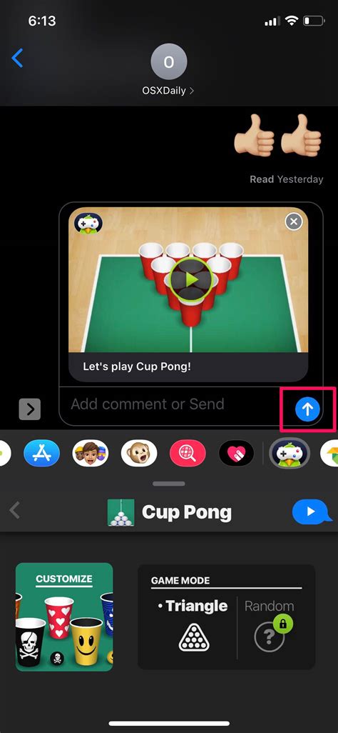 how to play games in messages for iphone and ipad