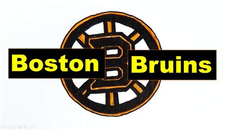Boston Bruins Logo Drawing Boston Bruins How To Draw The Boston