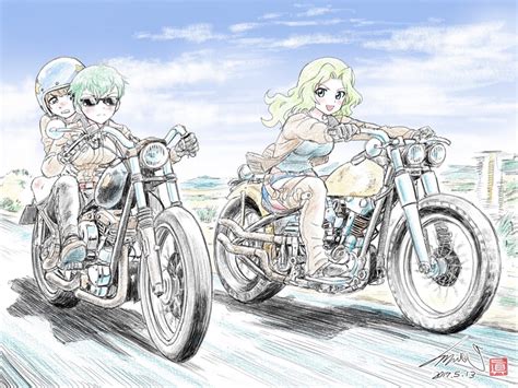 Kay Alisa And Naomi Girls Und Panzer Drawn By Kubota Shinji Danbooru