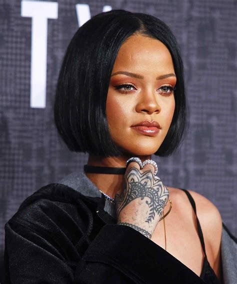 20 Best Images Rihanna Short Black Hair Rihannas Many Great Short