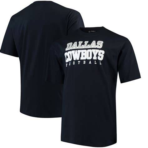 Dallas Cowboys Navy Big And Tall Practice T Shirt