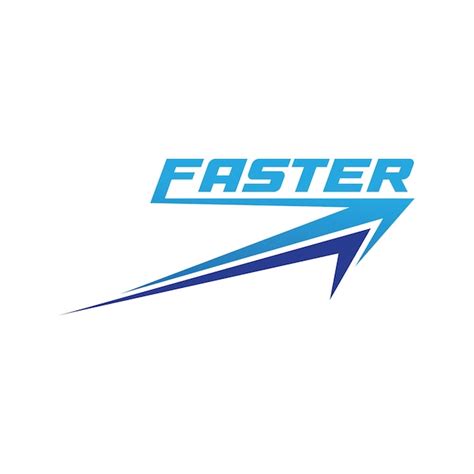 Premium Vector Faster Logo Template Vector Icon Illustration Design