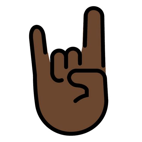 Sign Of The Horns Emoji Clipart Free Download Transparent Png Creazilla