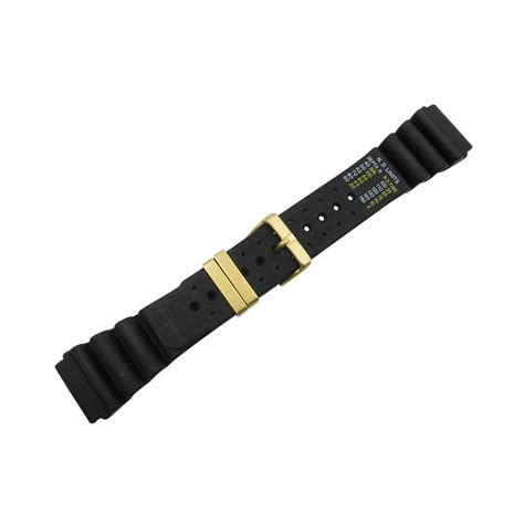 Genuine Citizen 24mm Black Rubber Divers Watch Strap Total Watch Repair