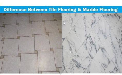 Difference Between Tile Flooring And Marble Flooring