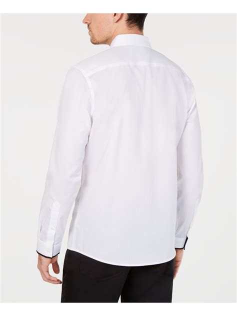 Inc Mens White Collared Dress Shirt Classic Size L 16165 Ebay