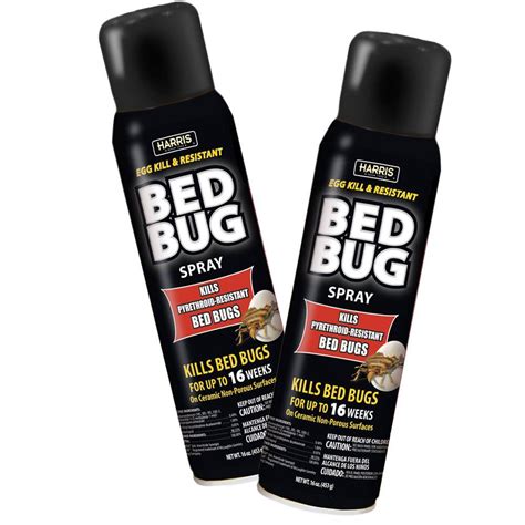 Harris 16 Oz Egg Kill And Resistant Bed Bug Spray 2 Pack 2blkbb16a