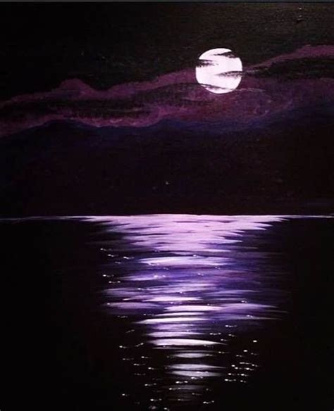 Dreamiesde Canvas Painting Black Canvas Paintings Moon Painting
