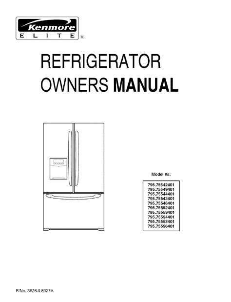 Kenmore 795 755524 Users Manual