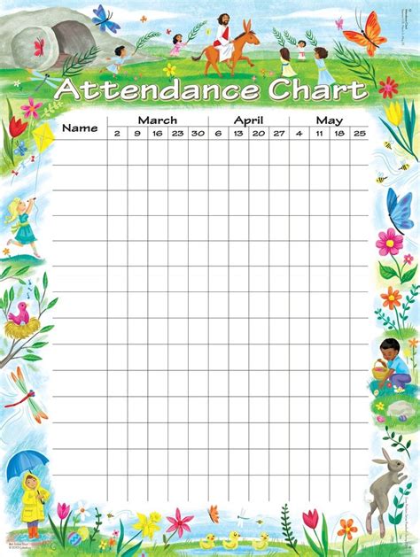 Pindonna Albertson On Childrens Church Attendance Chart Sunday