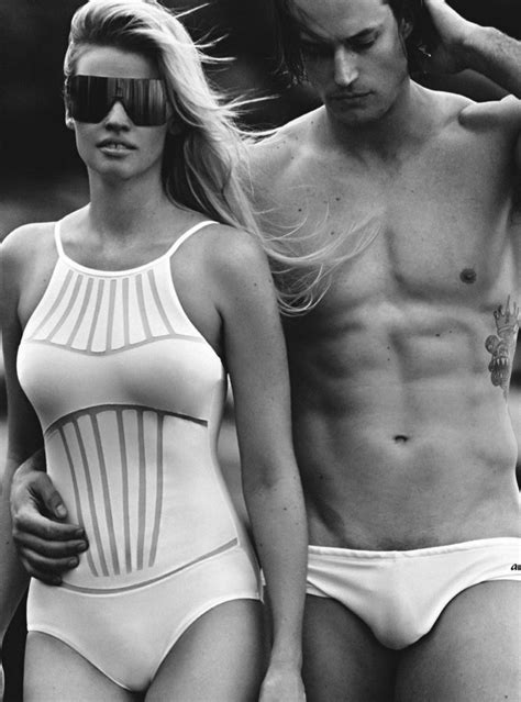 Lara Stone Flaunts Her Swimsuit Figure In Vogue Australia Fashion Gone Rogue Vogue Australia