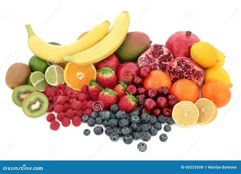 Healthy Fruit Superfood Selection Stock Photo Image 60233508