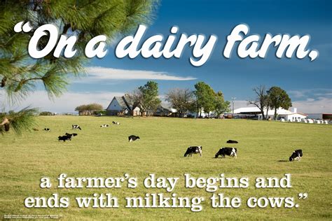 On A Dairy Farm A Farmers Day Begins And Ends With Milking The Cows Farmers Day Milk The