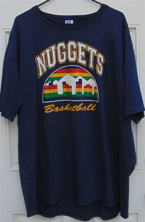 The official nuggets pro shop at nba store has all the authentic nuggets jerseys, hats, tees, apparel and more at the nba store. Denver Nuggets Colorado NBA Basketball Team Vintage XXL T | Etsy | Nba basketball teams, Denver ...