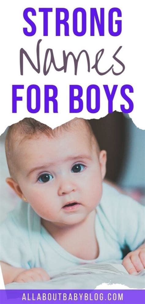 Strong And Masculine Names For Baby Boys All About Baby Blog