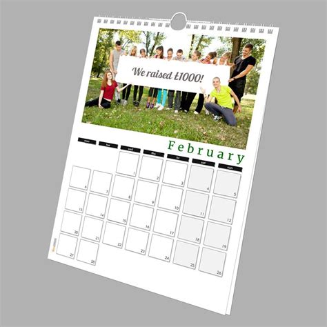 Still Our Most Popular Fundraising Calendar Template The Classic A4