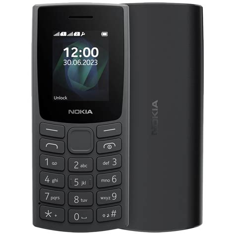 Buy Nokia 105 Ss 2023 4mb Single Sim Ip52 Water Resistant Charcoal