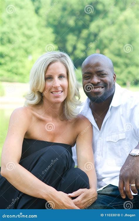 A Beautiful Mixed Race Couple Stock Photo Image Of Lovers Black