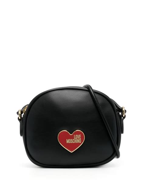 Love Moschino Logo Plaque Crossbody Bag Farfetch