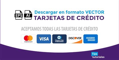 Aceptamos todas las tarjetas de crédito VECTOR Tips Tutoriales