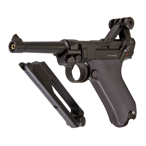 Kwc P08 Luger Full Metal Bb Gun Camouflageca