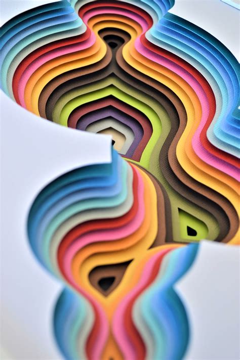 Fantastic Layered Paper Artworks By Daniel A Du Preez Inspiration Grid Design Inspiration